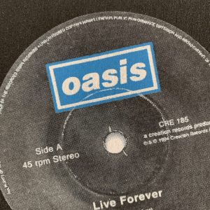 oasis live forever shirt