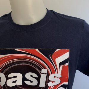 oasis union jack t shirt